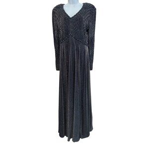 Vintage Victoria Formal Sparkling Gown Beading Size 14